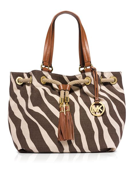 michael kors printed tote